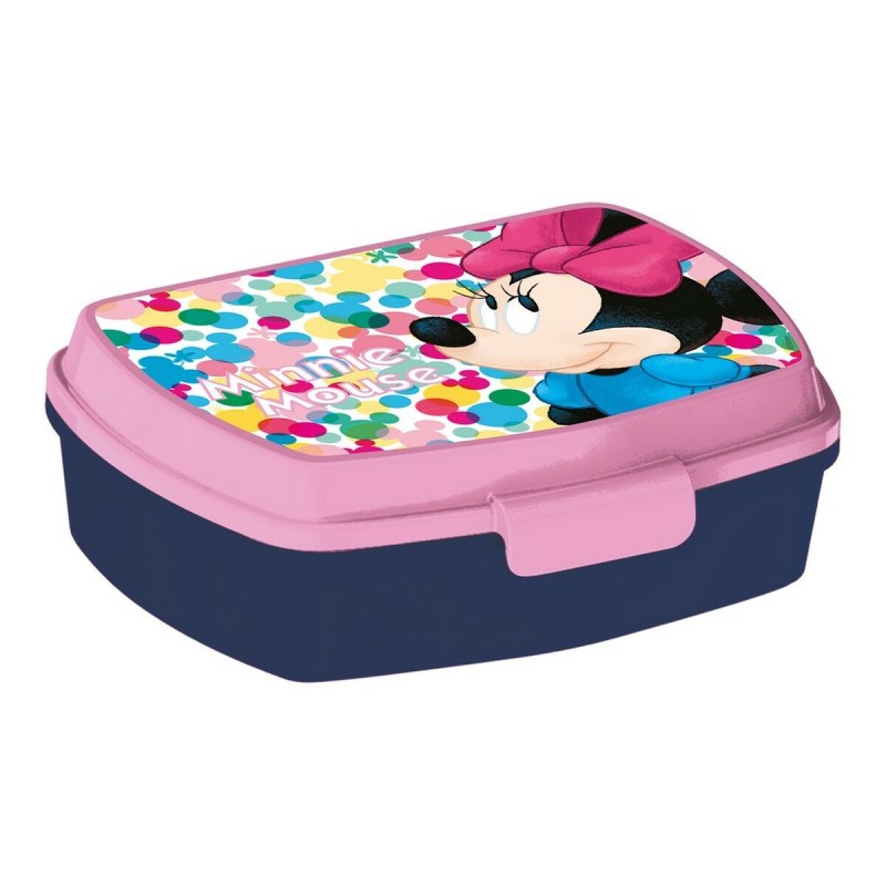 Fiambrera para Sandwich Minnie Mouse Lucky Plu00e1stico Rosa (17 x 5.6 x 13.3 cm)