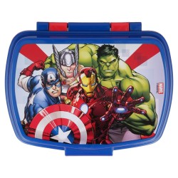 Fiambrera para Sandwich The Avengers Infinity Azul Plu00e1stico Rojo (17 x 5.6 x 13.3 cm)