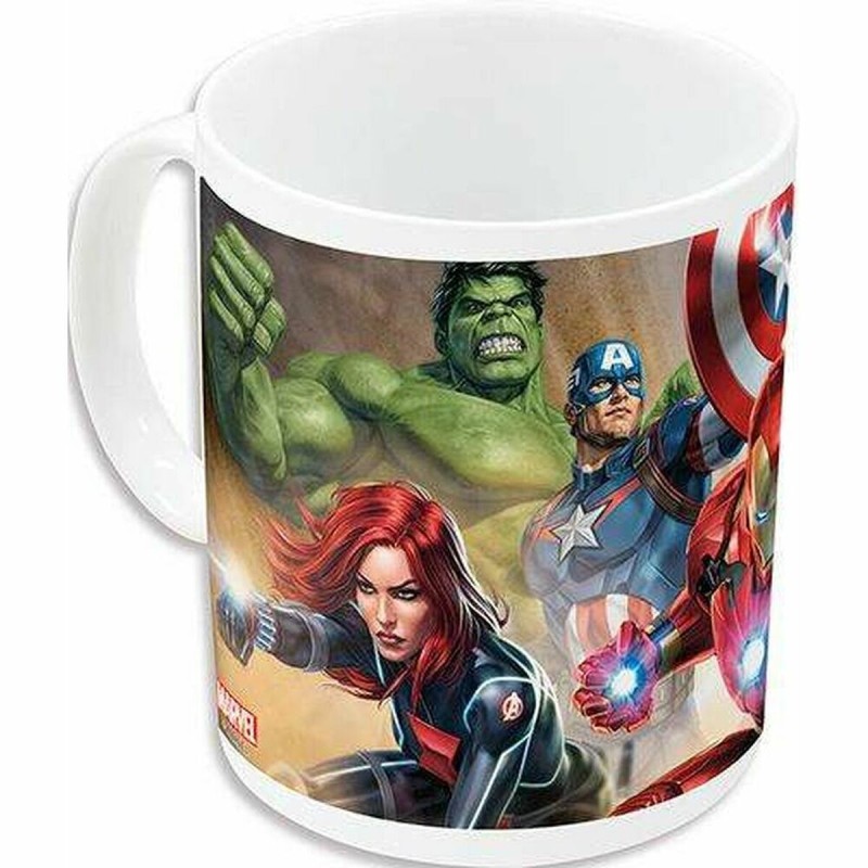 Taza Mug The Avengers Infinity Blanco Ceru00e1mica Rojo (350 ml)