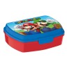 Fiambrera para Sandwich Super Mario Plu00e1stico Rojo Azul (17 x 5.6 x 13.3 cm)