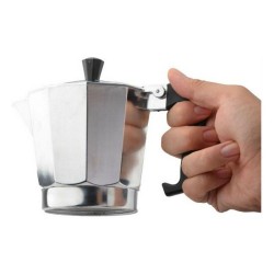 Cafetera Italiana Haeger Moka Aluminio