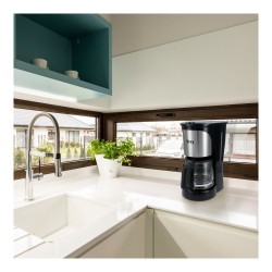 Cafetera de Goteo TM Electron 1000W 1,5 L 12 Tazas