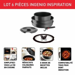 Bateru00eda de Cocina Tefal Ingenio Gris 6 Piezas