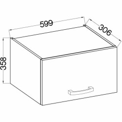 Mueble de cocina Gris 60 x 31,6 x 36 cm