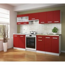 Mueble de cocina Rojo PVC Plu00e1stico Melamina 40 x 31 x 55 cm