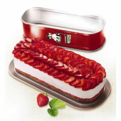 Molde Desmontable Tefal Rojo Metal Acero 30 x 11 cm