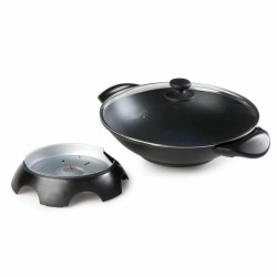 Sartu00e9n Wok DOMO DO-8708W 2000 W 5 L Negro