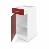 Mueble Auxiliar 40 x 47 x 82 cm Rojo Plu00e1stico Melamina PVC