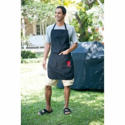 Delantal con Bolsillo Weber 6474 Negro Algodu00f3n