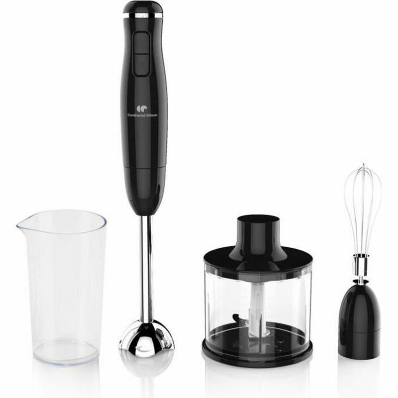 Batidora de Mano Multifunciu00f3n con Accesorios Continental Edison CEHB01 Negro 400 W