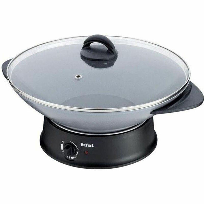 Sartu00e9n Wok Tefal WK302012 1200 W Negro