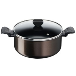 Cacerola Tefal B5544602 Negro Aluminio 4 Piezas u00d8 24 cm