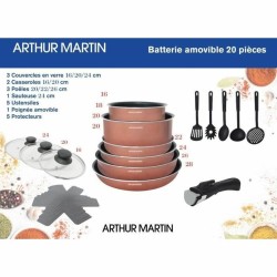 Bateru00eda de Cocina Arthur Martin  20 Piezas