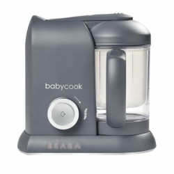 Robot de Cocina Bu00e9aba Babycook Solo Gris 1,1 L 4 en 1