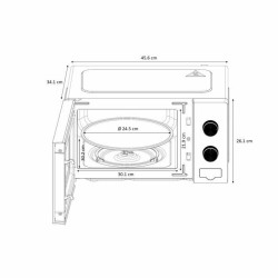 Microondas Oceanic MO20W11 20 L