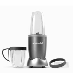 Batidora de Vaso Nutribullet 600 W Acero Inoxidable Gris