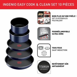 Bateru00eda de Cocina Tefal L1579102 10 Piezas