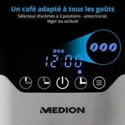 Cafetera de Goteo Medion 900 W 1,2 L