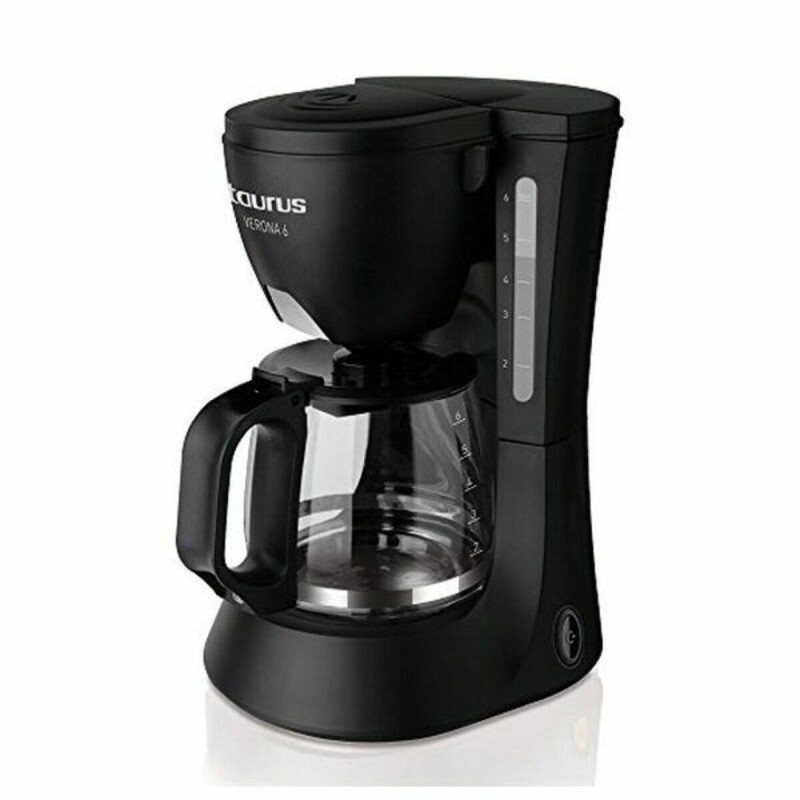 Cafetera de Goteo Taurus VERONA 6 NEW Negro 600 W 600 ml