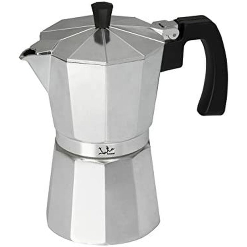 Cafetera Italiana JATA CCA6     * Plateado Aluminio 6 Tazas