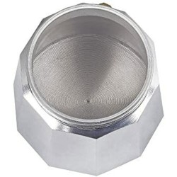 Cafetera Italiana JATA CCA6     * Plateado Aluminio 6 Tazas