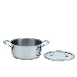 Cacerola Con Tapa Haeger PA-16H.010A Gris u00d8 16 cm