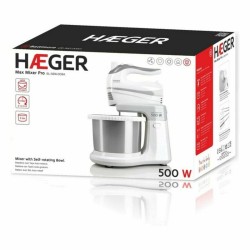 Batidora-Amasadora con Bol Haeger BL-5BW.009A 2 L 500 W 500W