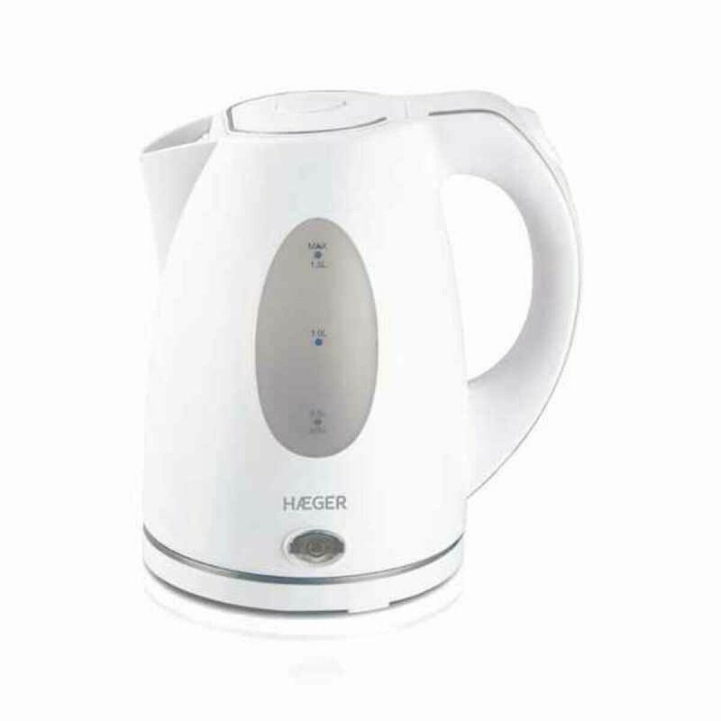 Hervidor Haeger EK-15W.026A Acero Inoxidable Blanco 2200 W 1,5 L