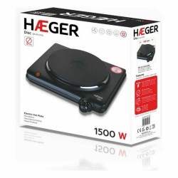 Placa Elu00e9ctrica de Cocciu00f3n Haeger HP-01B.012A 1500 W Negro Multicolor