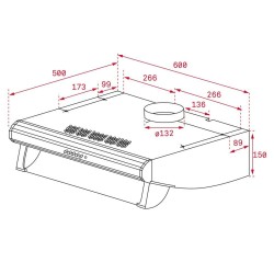 Campana Convencional Teka C 6420 60 cm 375 m3/h 73 dB 316 W Blanco