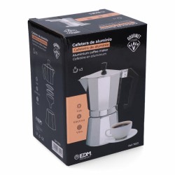 Cafetera Italiana EDM  Aluminio 3 Tazas