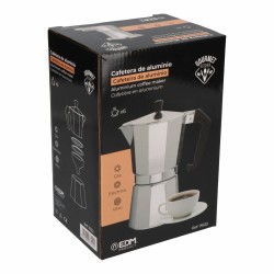 Cafetera Italiana EDM  Aluminio 6 Tazas