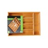 Organizador para Cubiertos 5five Madera Bambu00fa (34 x 25 x 4,5 cm)