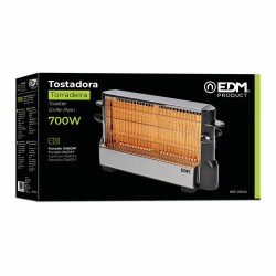 Tostadora EDM 700 W Cromado