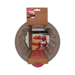 Molde para Tartas Secret de Gourmet Marru00f3n Silicona 22 cm