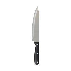 Cuchillo de Cocina Negro Acero Inoxidable ABS (20 cm)