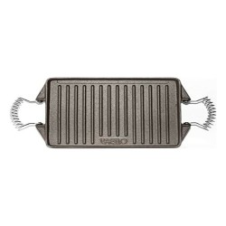 Plancha Grill Vaello Rectangular Gris Hierro Fundido (27 x 21 cm)