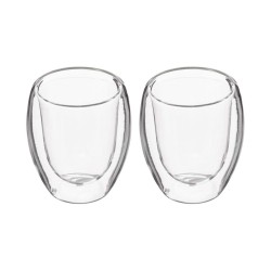 Juego de Tazas de Cafu00e9 Secret de Gourmet Cristal Transparente (7 cl)