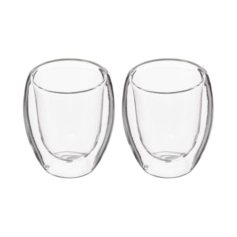 Juego de Tazas de Cafu00e9 Secret de Gourmet Cristal Transparente (7 cl)