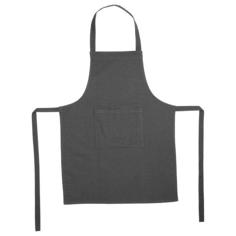 Delantal con Bolsillo Atmosphera Negro Algodu00f3n (60 x 80 cm)