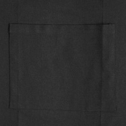 Delantal con Bolsillo Atmosphera Negro Algodu00f3n (60 x 80 cm)