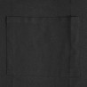 Delantal con Bolsillo Atmosphera Negro Algodu00f3n (60 x 80 cm)