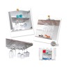 Soporte para Copas Metaltex My-crystal 38 x 26 x 7 cm Metal hasta 12 copas aprox. con pie de 7 cm de diu00e1metro mu00e1x.