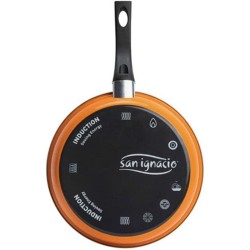 Sartu00e9n San Ignacio Valencia u00d8 22 cm Naranja Acero esmaltado vitrificado