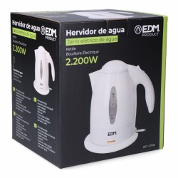 Hervidor EDM Blanco Multicolor Polipropileno 2200 W 1 L