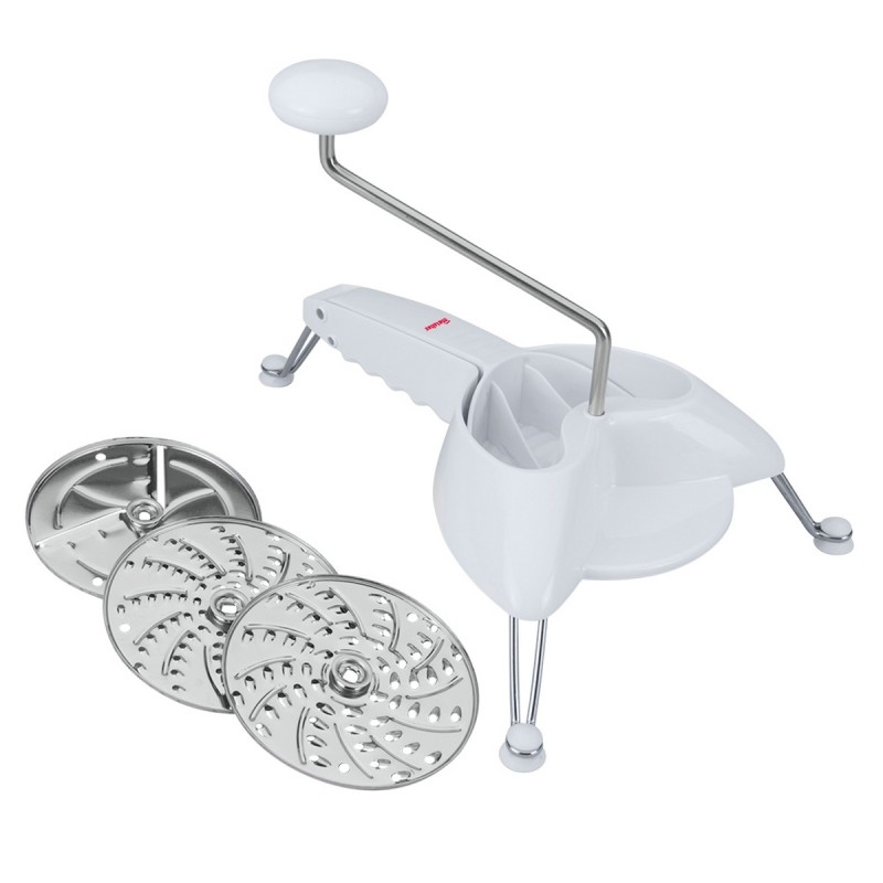 Rallador Metaltex Patas Blanco Acero Inoxidable (u00d8 24 cm)