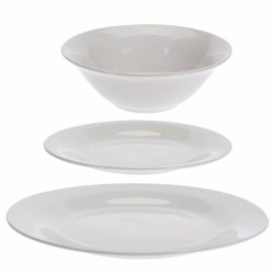 Set de Vajilla Excellent Houseware Stockholm Porcelana Blanco 36 Piezas