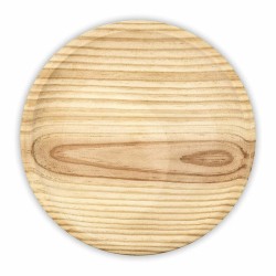 Plato Llano Madera u00d8 22...