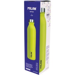 Botella Tu00e9rmica Milan Serie Acid Amarillo Acero Inoxidable 591 ml