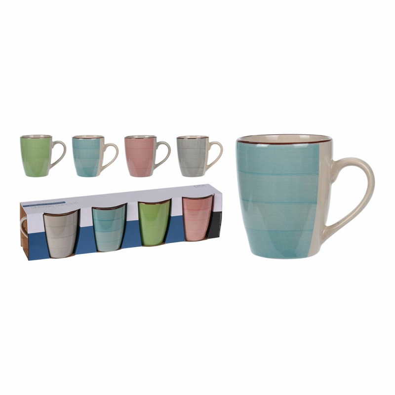 Juego de 4 Tazas Mug Excellent Houseware 360 ml